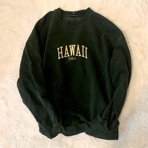 Hawaii embroidered sweatshirt
